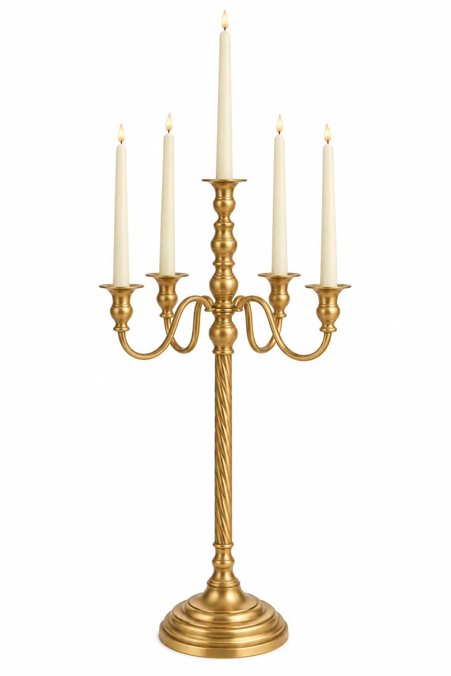 Table Candelabras (28", 5-Candle)